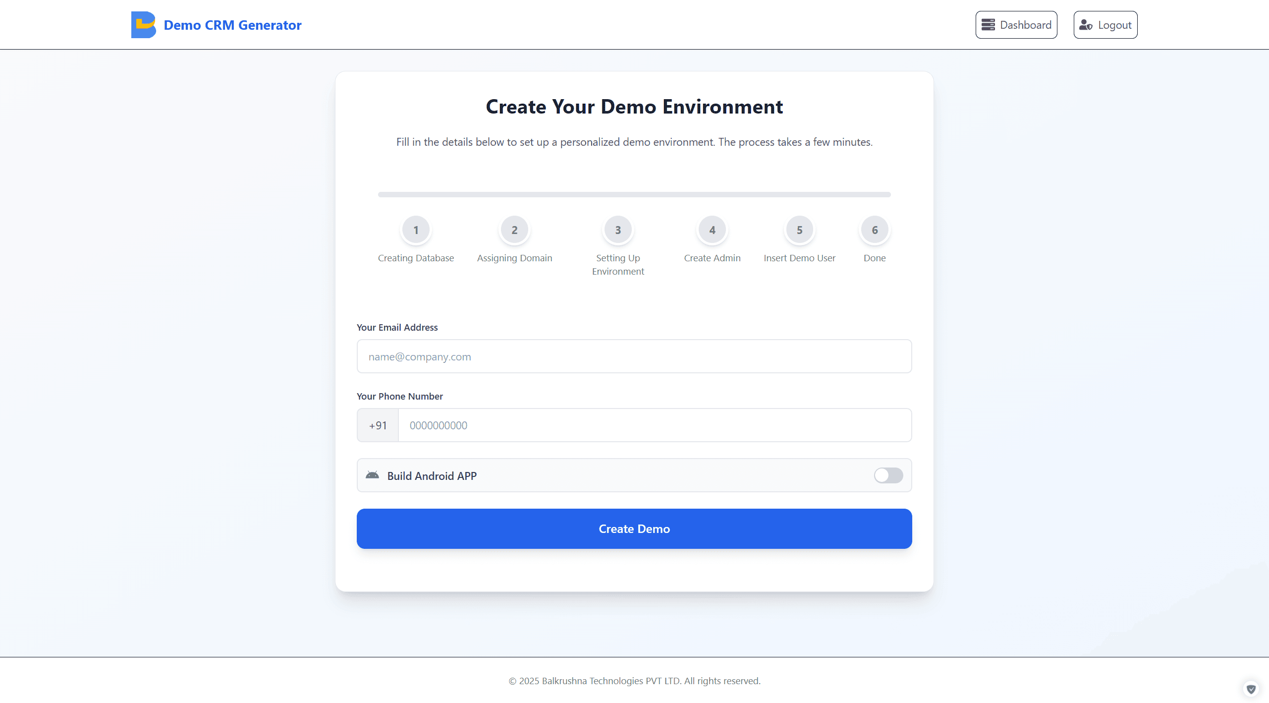 Autonomous CRM Demo Platform - 1